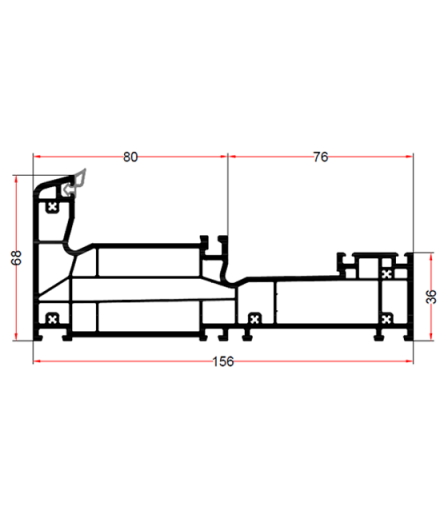 MASTERLINE INSULATED SLIDING FRAME PROFILE